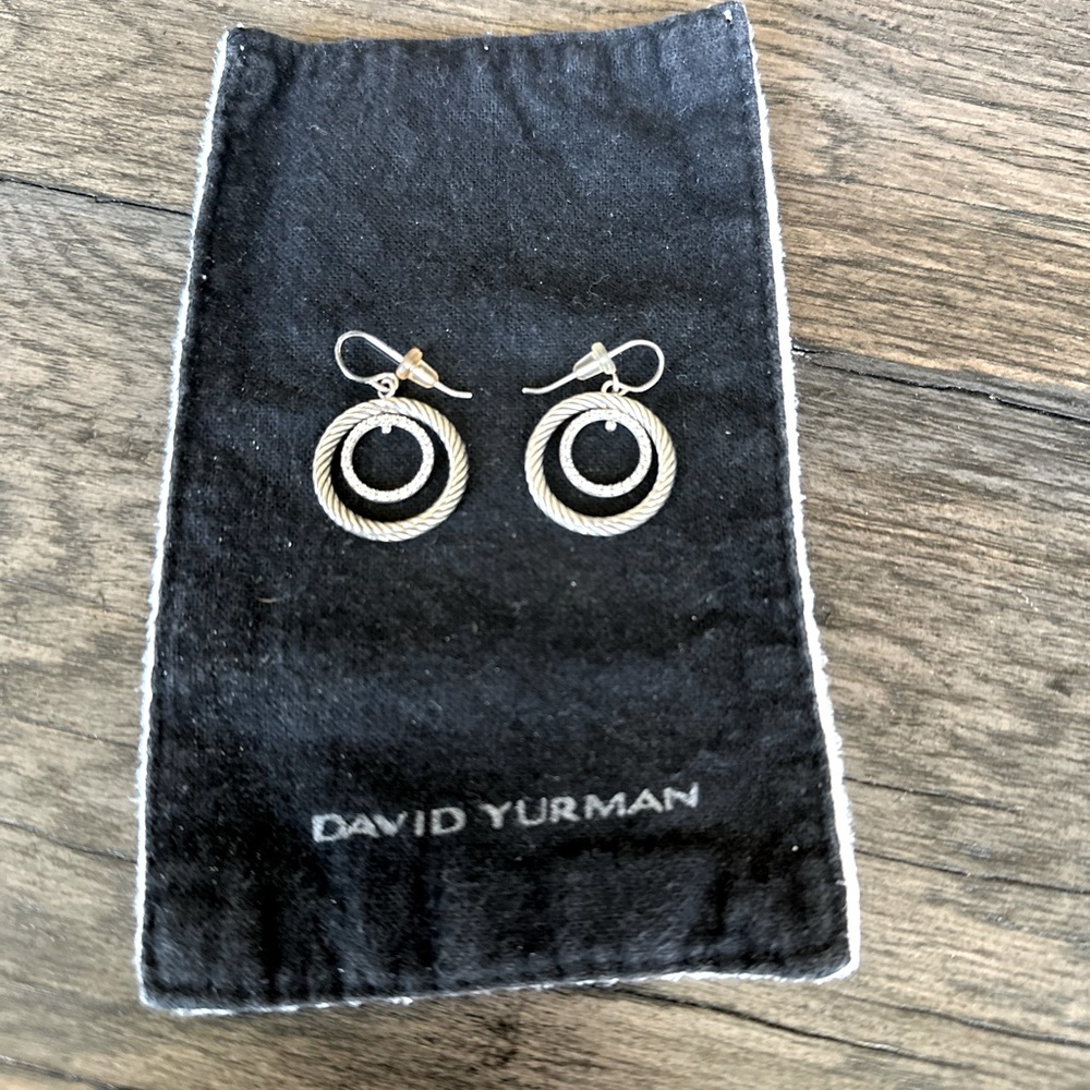 David Yurman hoop earrings